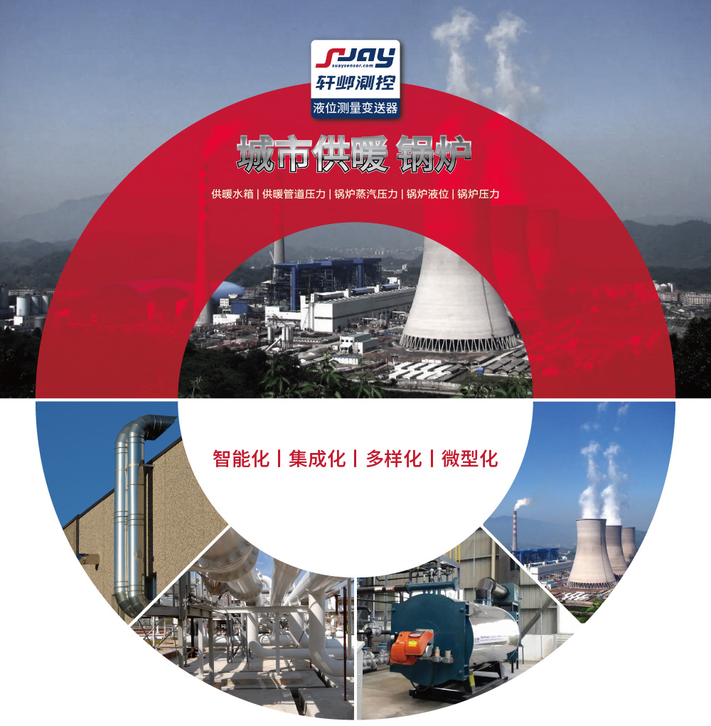 城市供暖、鍋爐（供暖水箱、供暖管道壓力、鍋爐蒸汽壓力、鍋爐液